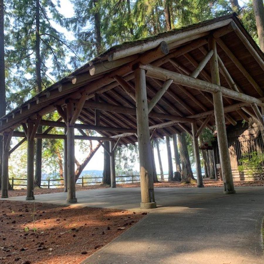 Kitsap Memorial Heritage area pavilion