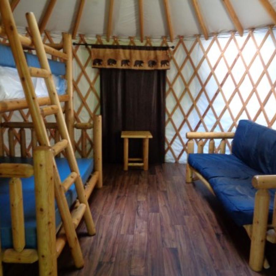 Kanaskat-Palmer Yurt Interior