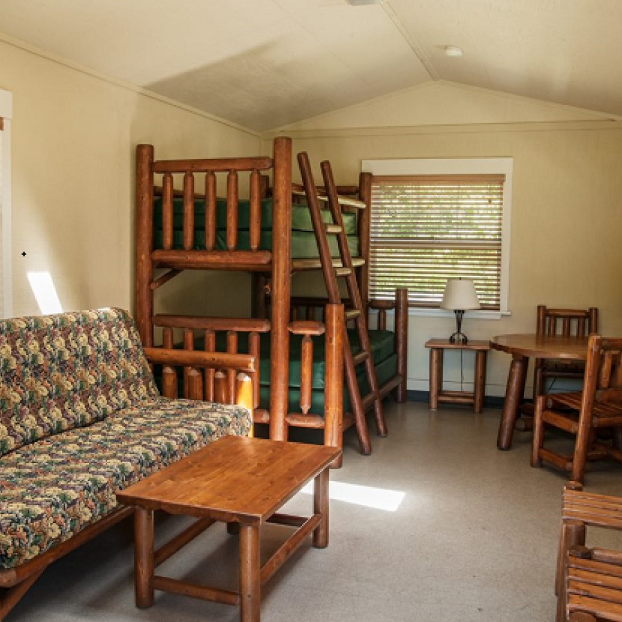 Kitsap Memorial Cabin Interior