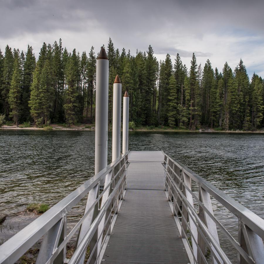 Lake Wenatchee State Park, Lake, Dock, Boat Launch