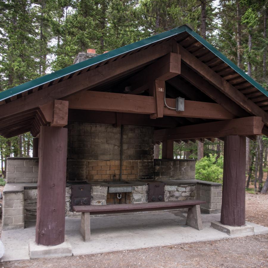 Lake Wenatchee, kitchen Shelter, picnic, cook,