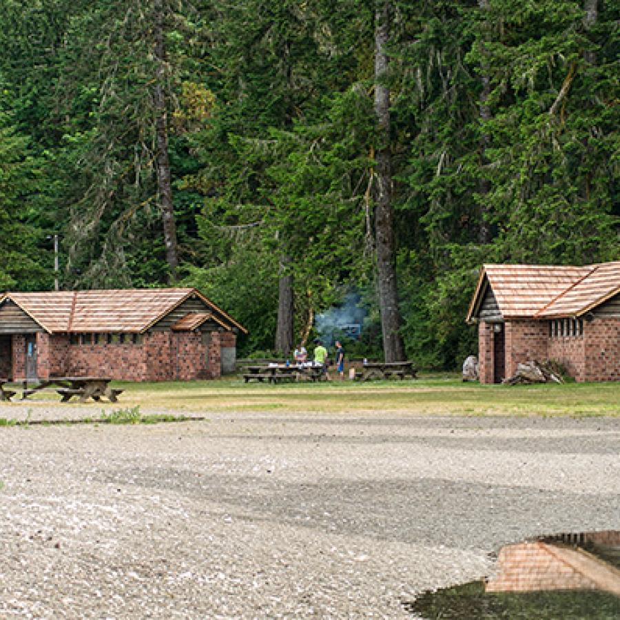 Twanoh State Park picnic area.