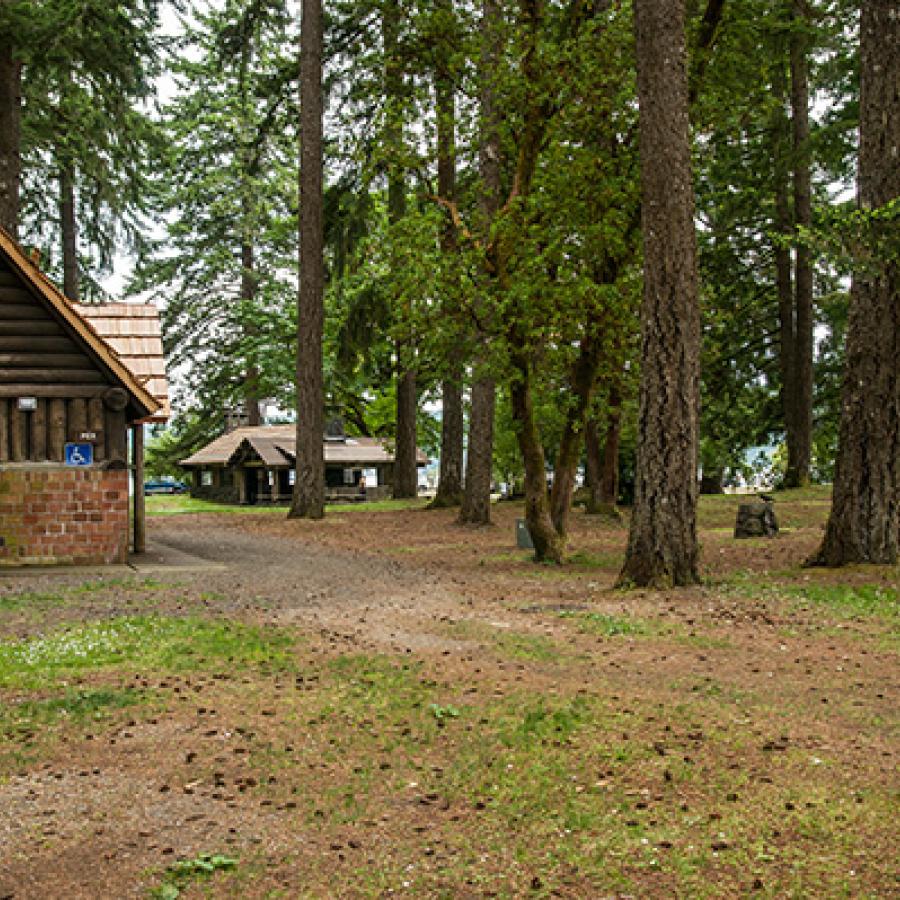 Twanoh State Park picnic grounds.